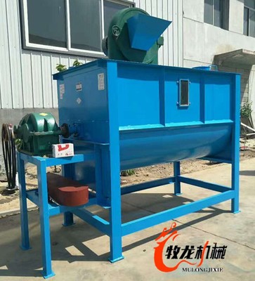 牧龙机械1000型粉碎搅拌一体机 畜牧养殖的高效饲料加工解决方案